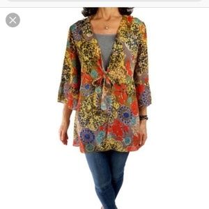 CAbi Shakespeare Large Kimono Tunic Sheer